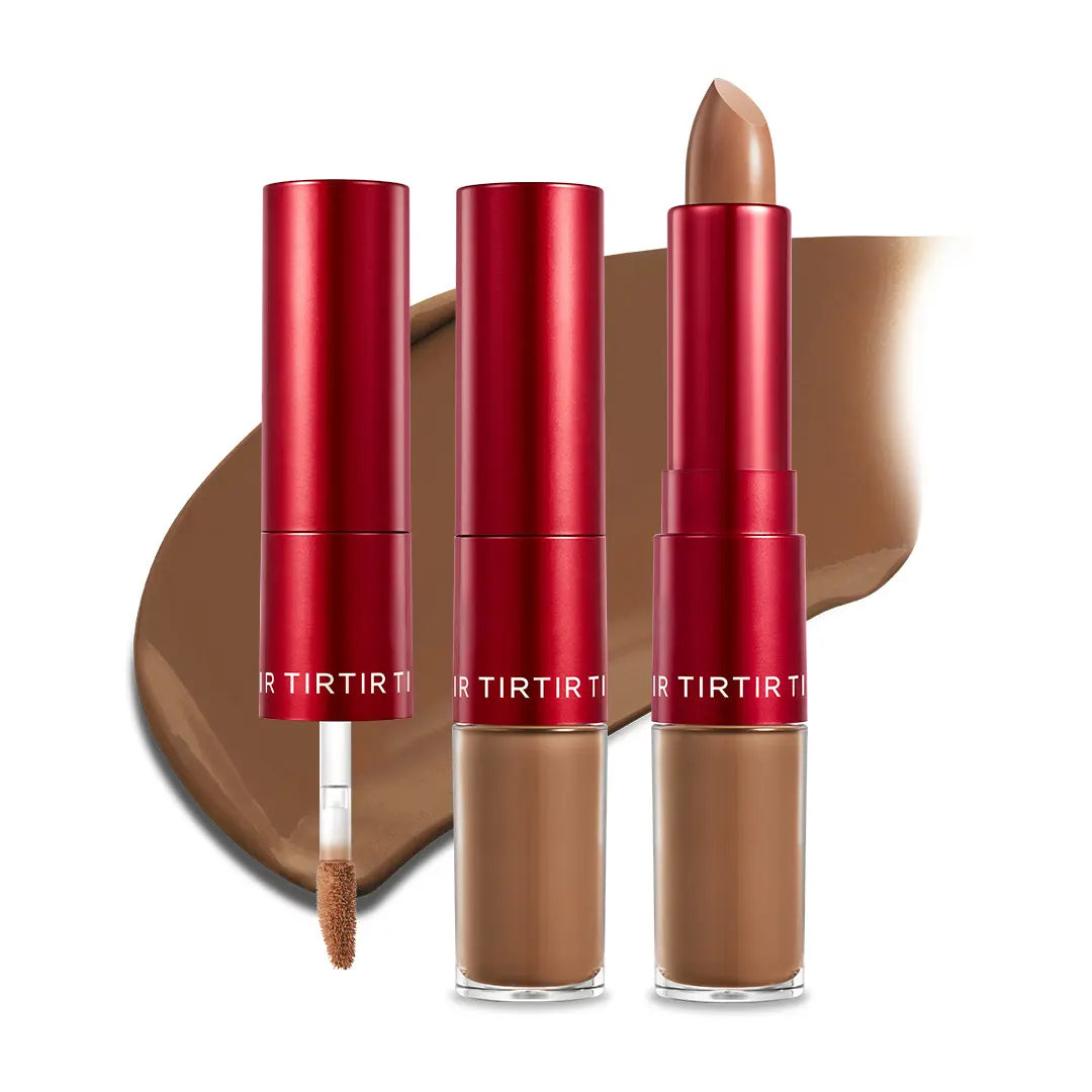 [TIRTIR Official] Glide & Hide Dual Concealer and Foundation 2-In-1 Stick L Lightweight Coverage, Flawless Makeup Cosmetic Foundation Stick