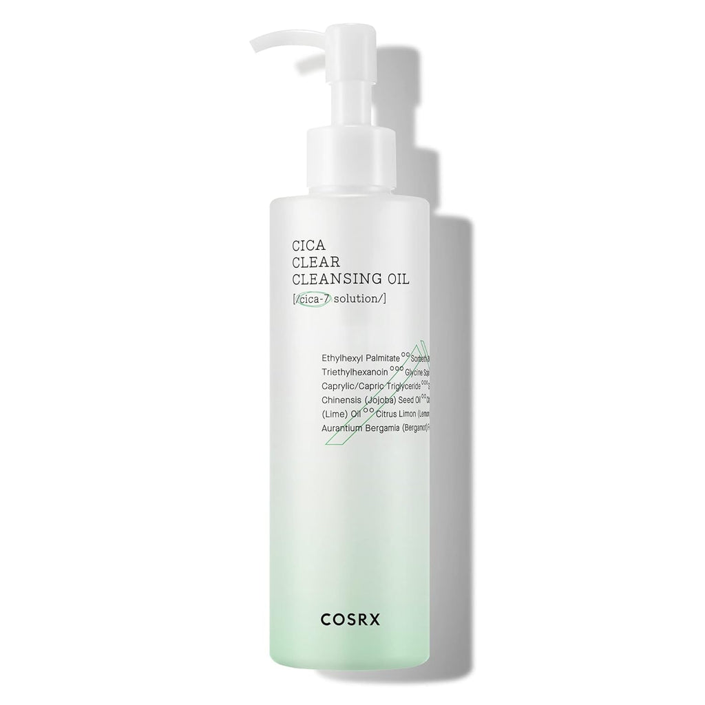Pure Fit Cica Cleansing Oil, 6.76 Fl. Oz / 200Ml | Light Weight Oil Purifying Centella for Sensitive Skin | CICA-7 Complex, Jojoba Seed Oil