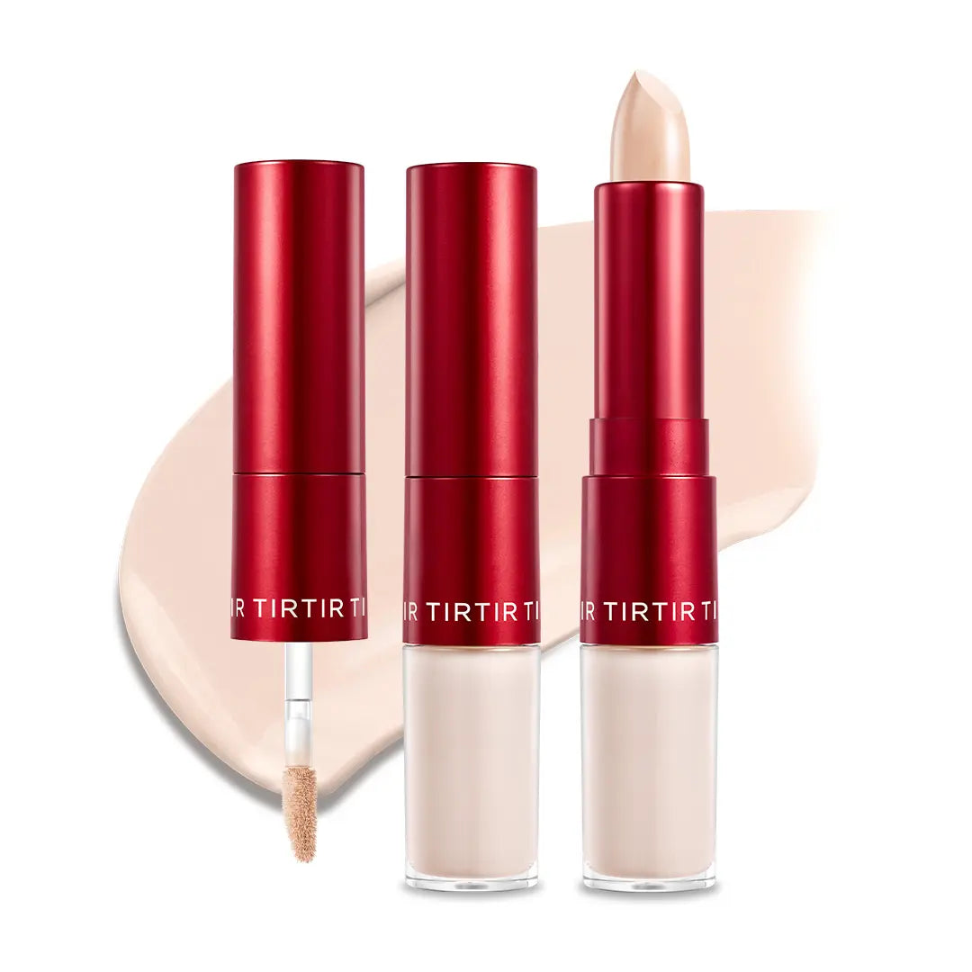 [TIRTIR Official] Glide & Hide Dual Concealer and Foundation 2-In-1 Stick L Lightweight Coverage, Flawless Makeup Cosmetic Foundation Stick