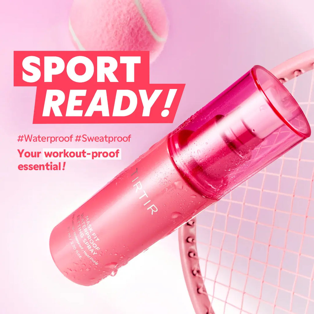 [TIRTIR Official] Mask Fit Waterproof Setting Spray - Flawless, Long Lasting, Matte Makeup, Not Greasy Sensitive but Soothing
