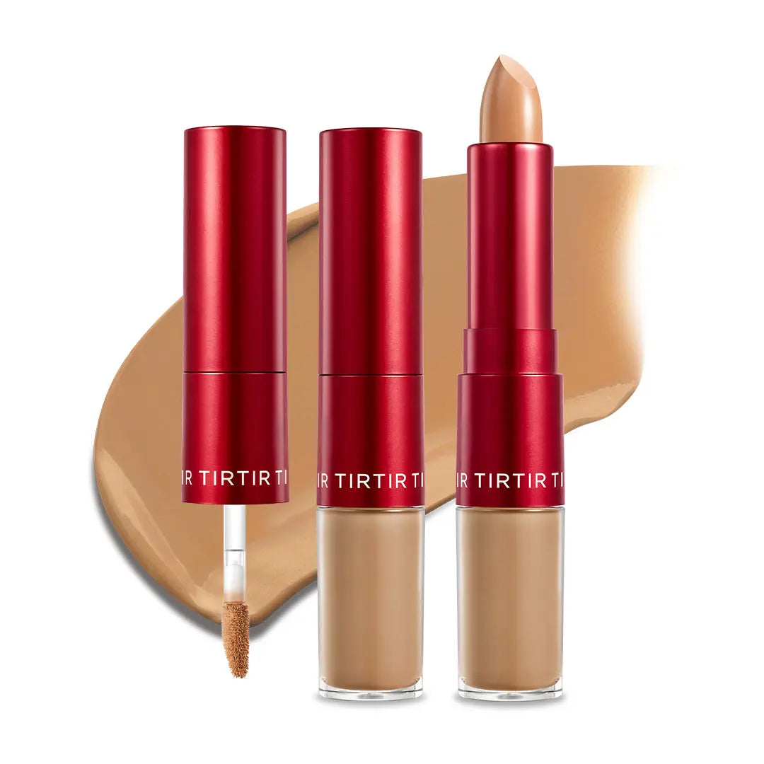 [TIRTIR Official] Glide & Hide Dual Concealer and Foundation 2-In-1 Stick L Lightweight Coverage, Flawless Makeup Cosmetic Foundation Stick