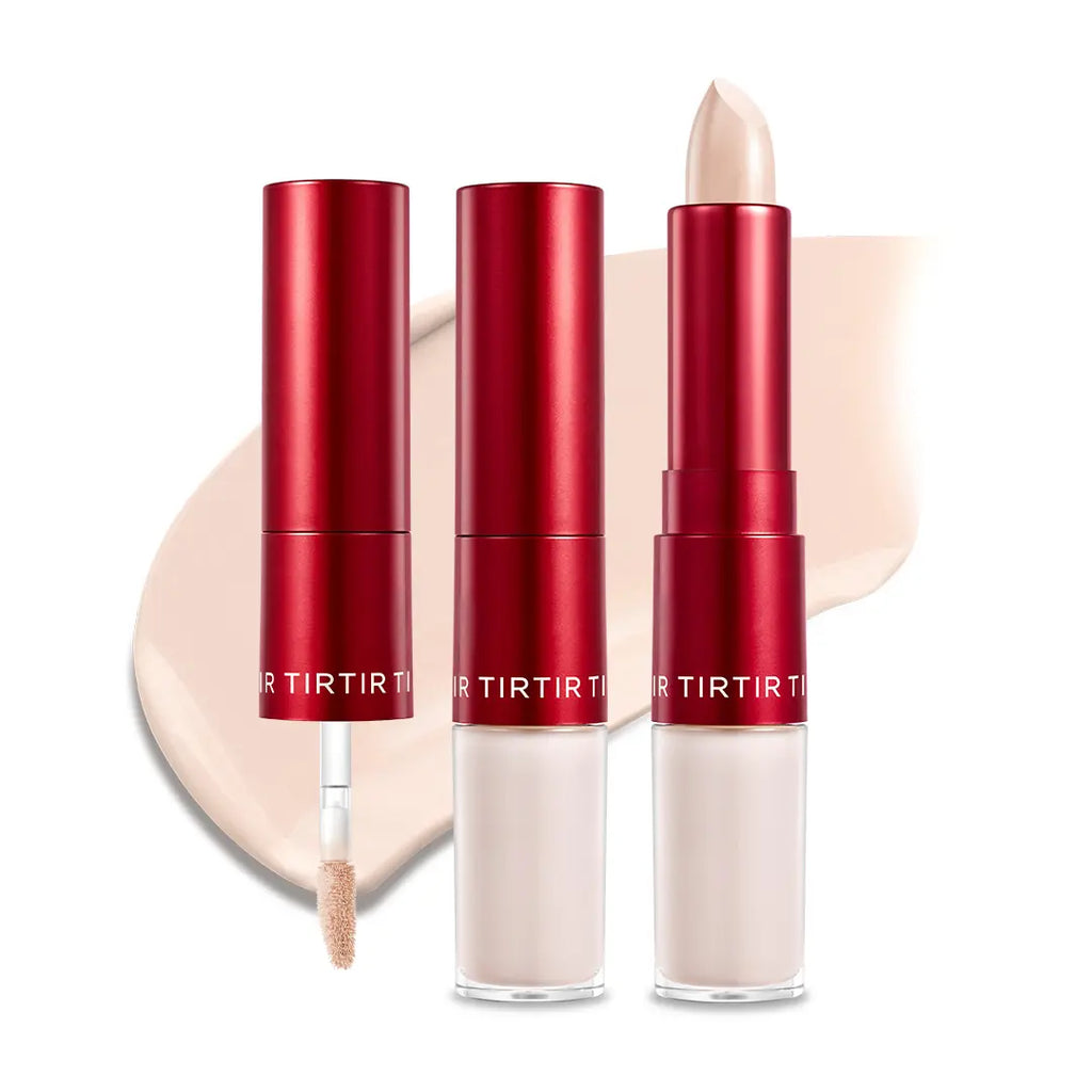 [TIRTIR Official] Glide & Hide Dual Concealer and Foundation 2-In-1 Stick L Lightweight Coverage, Flawless Makeup Cosmetic Foundation Stick