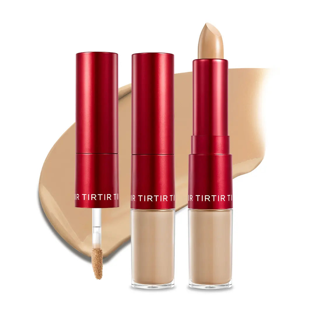 [TIRTIR Official] Glide & Hide Dual Concealer and Foundation 2-In-1 Stick L Lightweight Coverage, Flawless Makeup Cosmetic Foundation Stick