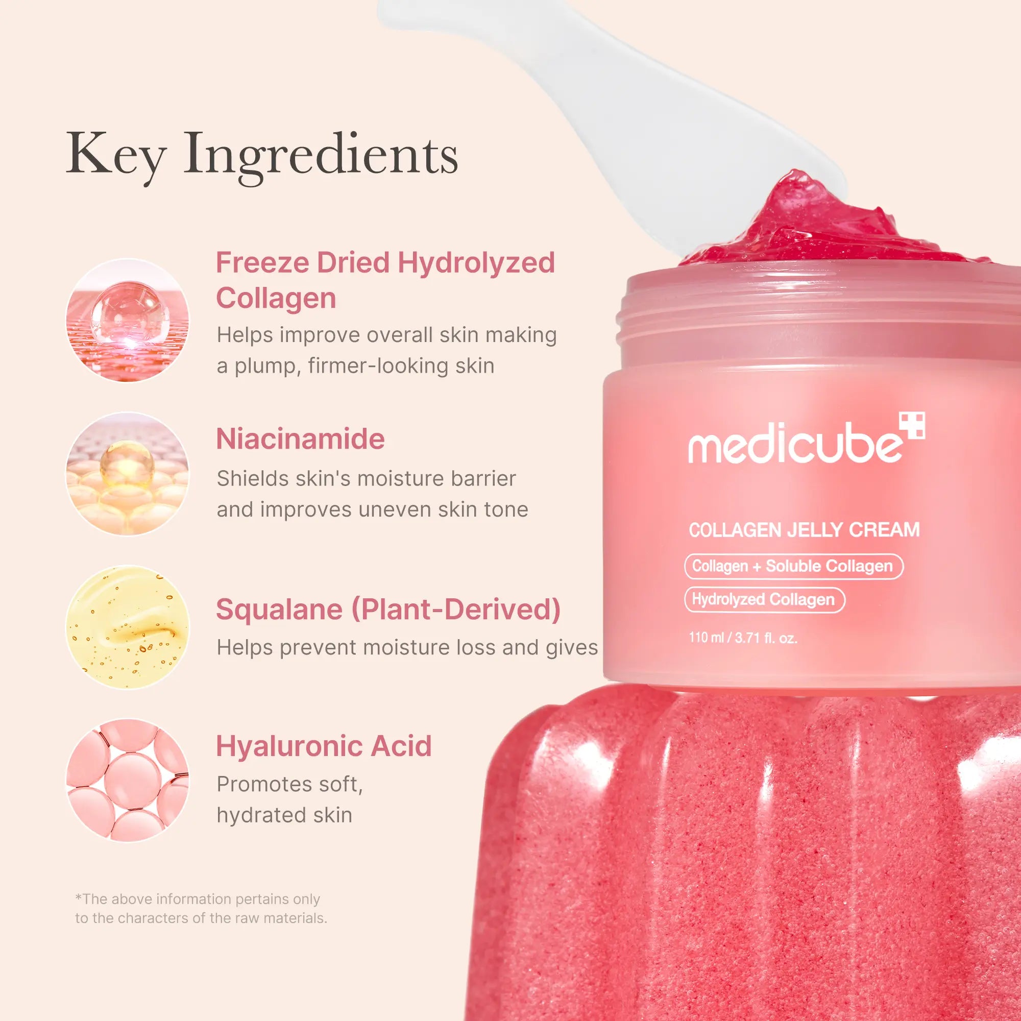 [Medicube] Collagen Niacinamide Jelly Cream (Hydrolyzed Collagen + Niacinamide) Instant Glow Booster L Facial Moisturizer