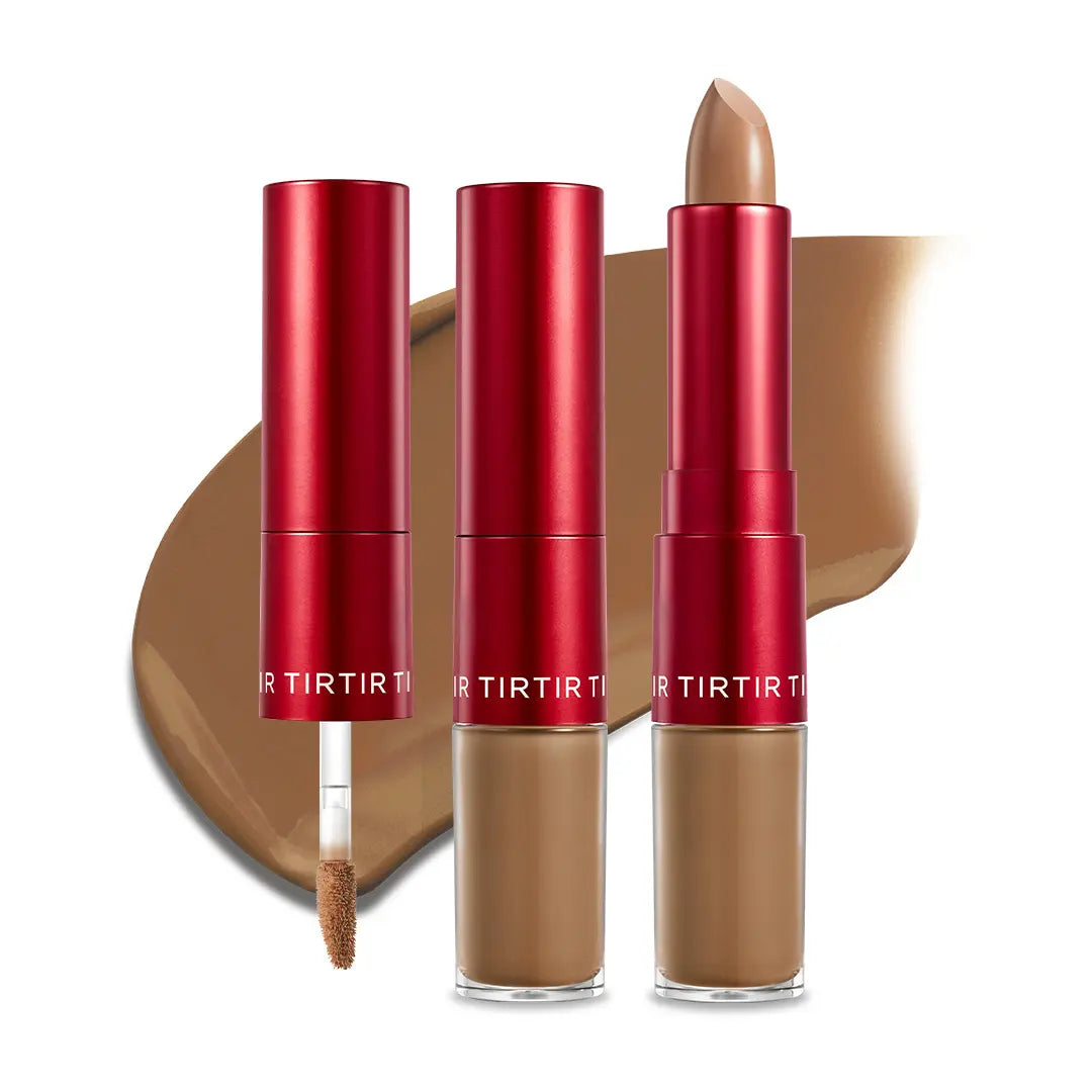 [TIRTIR Official] Glide & Hide Dual Concealer and Foundation 2-In-1 Stick L Lightweight Coverage, Flawless Makeup Cosmetic Foundation Stick