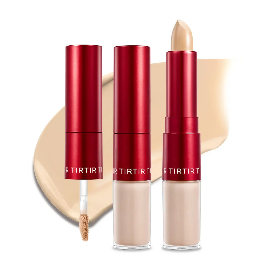 [TIRTIR Official] Glide & Hide Dual Concealer and Foundation 2-In-1 Stick L Lightweight Coverage, Flawless Makeup Cosmetic Foundation Stick