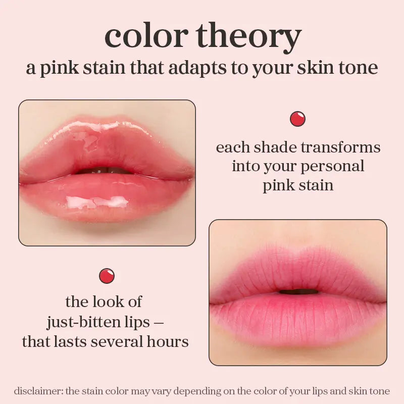 Nooni Korean Apple Lip Oil + Lip Stain | Glossy Lip Stain, Tinting & Long Lasting, Moisturizing Lip Care (13 Options) Hydrate Lipgloss Lipstick Makeup Glossy Hydrating Moisturizer Plump Transfer-Proof