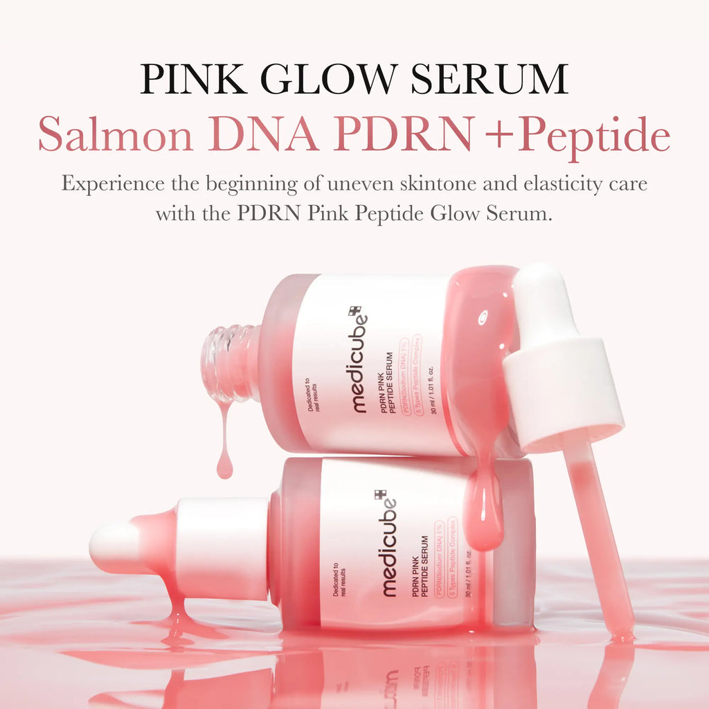 [Medicube] Affordable Glass Glow Skincare Set | Includes 8 Products for Gentle Skin Glow Routine