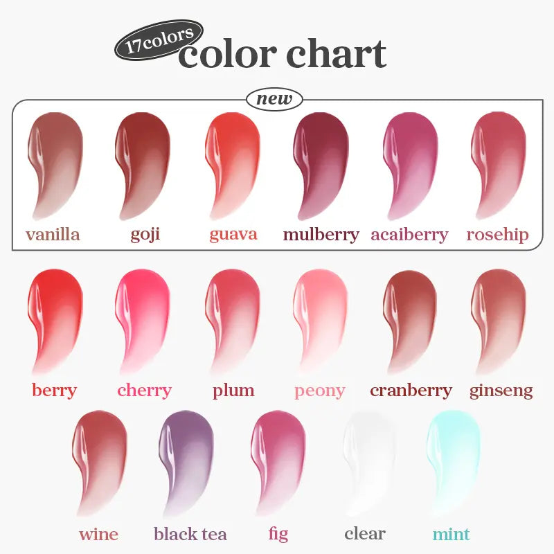 Nooni Korean Apple Lip Oil + Lip Stain | Glossy Lip Stain, Tinting & Long Lasting, Moisturizing Lip Care (13 Options) Hydrate Lipgloss Lipstick Makeup Glossy Hydrating Moisturizer Plump Transfer-Proof