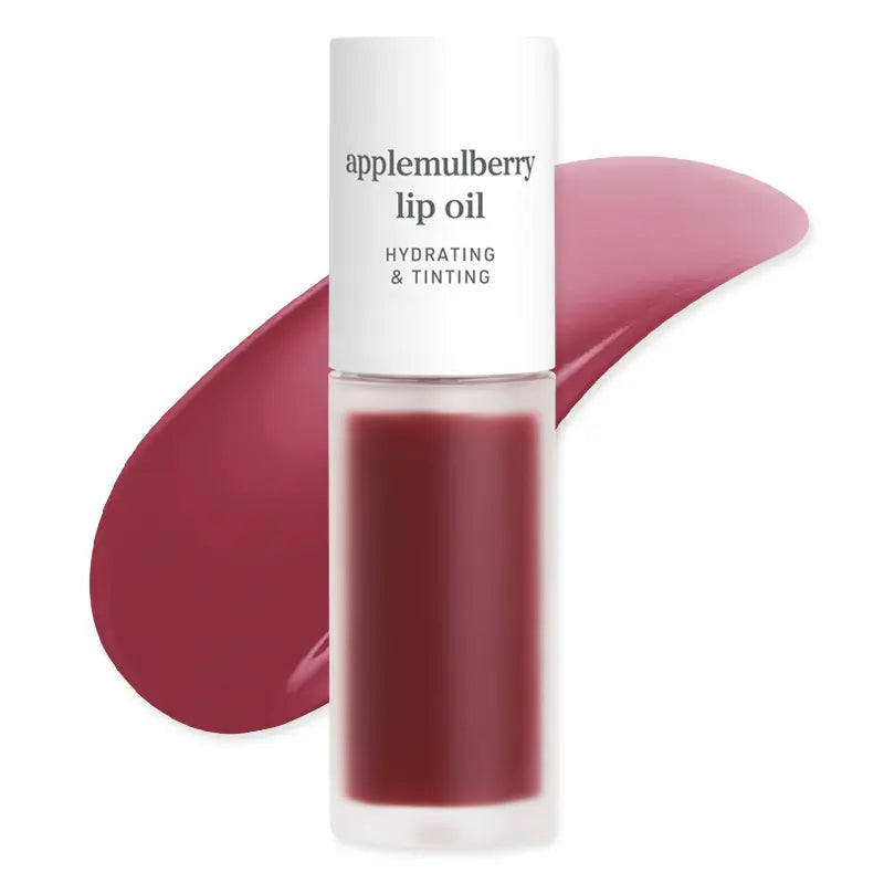 Nooni Korean Apple Lip Oil + Lip Stain | Glossy Lip Stain, Tinting & Long Lasting, Moisturizing Lip Care (13 Options) Hydrate Lipgloss Lipstick Makeup Glossy Hydrating Moisturizer Plump Transfer-Proof